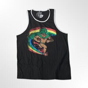 Hawaiian Style Football Tank Top - Men's Large